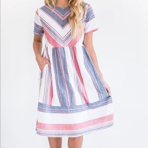 Jessakae Nantucket Striped Dress